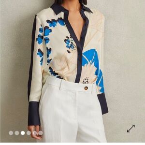 THE ISLA PRINTED SHIRT IS MADE FROM VISCOSE